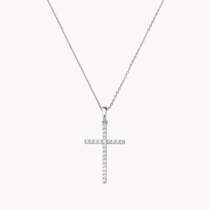 COLGANTE CRUZ Y DIAMANTES ALICA