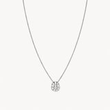 COLGANTE CON DIAMANTES PERLE