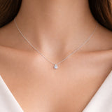 COLGANTE CON DIAMANTES PERLE