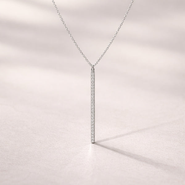 COLGANTE BARRA CON DIAMANTES MILLIE