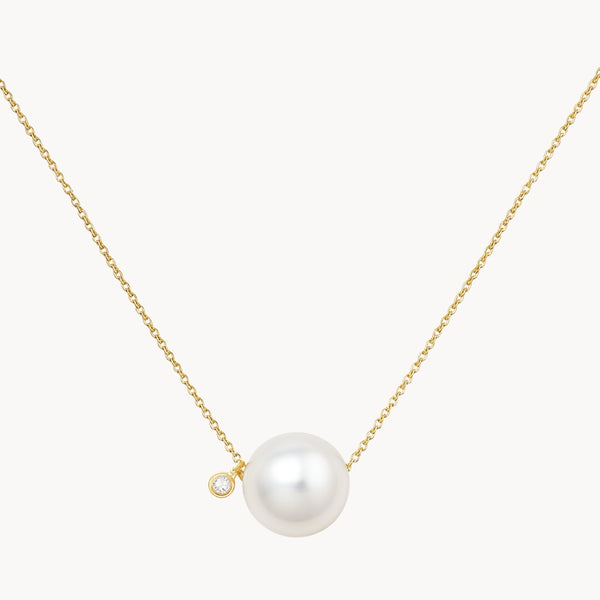 COLLAR PERLA Y DIAMANTE NIKORA