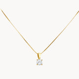 COLGANTE DIAMANTE GARRAS 0.13 QUILATES MICHELLE