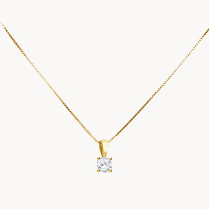 COLGANTE DIAMANTE GARRAS 0.13 QUILATES MICHELLE