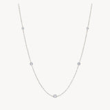 COLLIER AVEC DIAMANTS CHATON ROOS