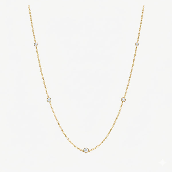 COLLAR CON DIAMANTES CHATON ROOS