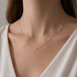 COLAR COM DIAMANTES CHATON ROOS