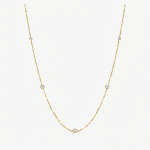 COLAR COM DIAMANTES CHATON ROOS