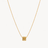 COLGANTE CUADRADO CON DIAMANTES AFIA