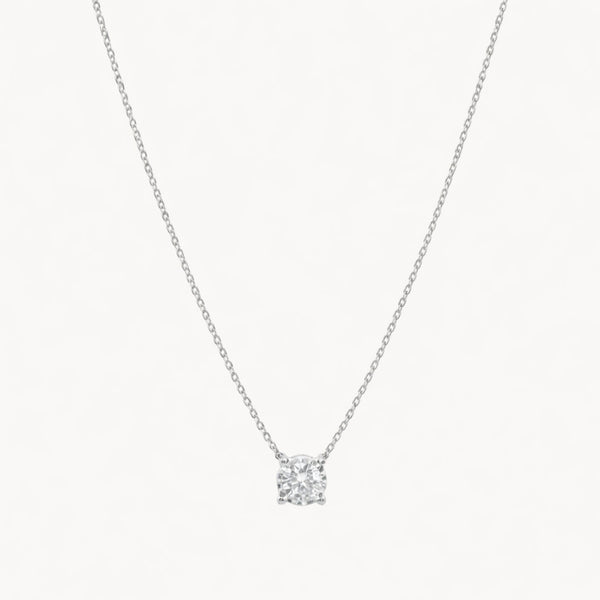 COLGANTE BISEL CON DIAMANTE 0.21 QUILATES LAOISE