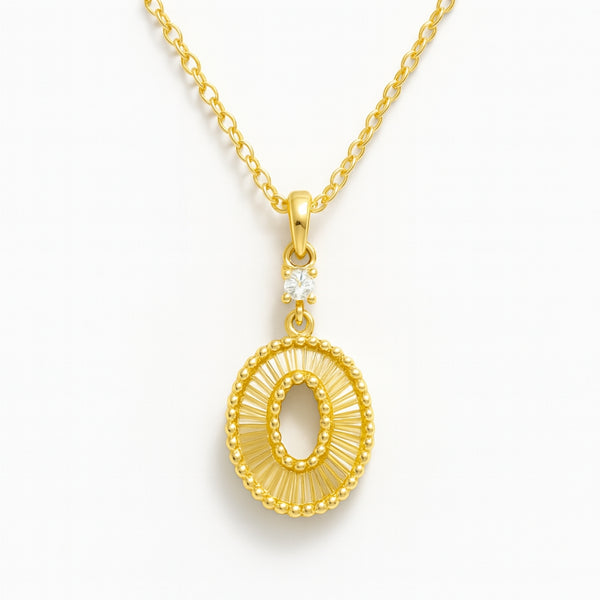COLGANTE OVAL CON DIAMANTE DUNJA