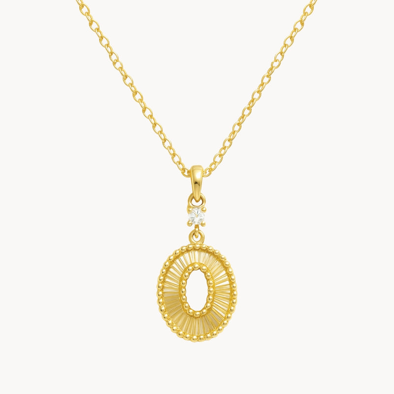 COLGANTE OVAL CON DIAMANTE DUNJA