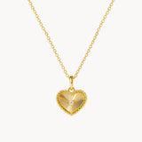 COLGANTE CORAZON CON DIAMANTE NADJA