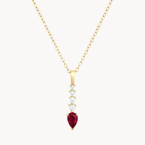 COLGANTE CON RUBI Y DIAMANTES SIRPA