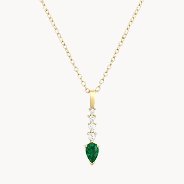 COLGANTE CON ESMERALDAS Y DIAMANTES SIRPA