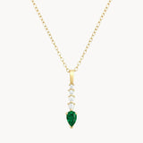 COLGANTE CON ESMERALDAS Y DIAMANTES SIRPA