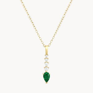 COLGANTE CON ESMERALDAS Y DIAMANTES SIRPA