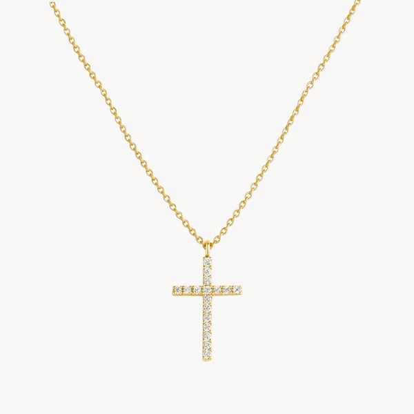 COLGANTE CRUZ Y DIAMANTES RIYA