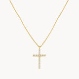 COLGANTE CRUZ Y DIAMANTES RIYA