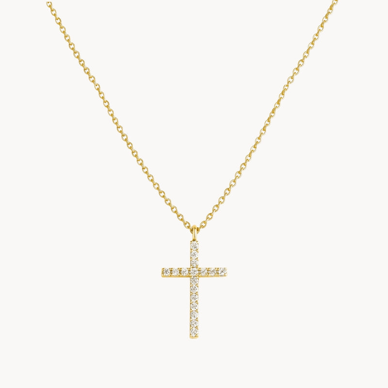 COLGANTE CRUZ Y DIAMANTES RIYA