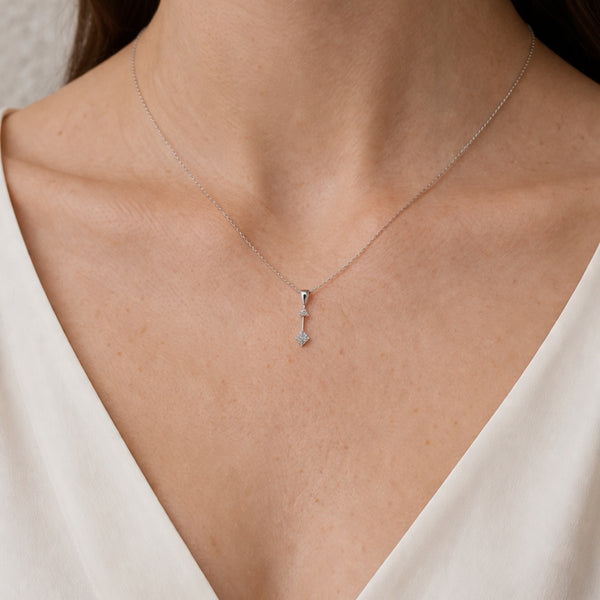 GEOMETRIC SHAPES PENDANT WITH SAFIYA DIAMONDS