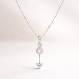 COLGANTE CON DIAMANTES CILLE