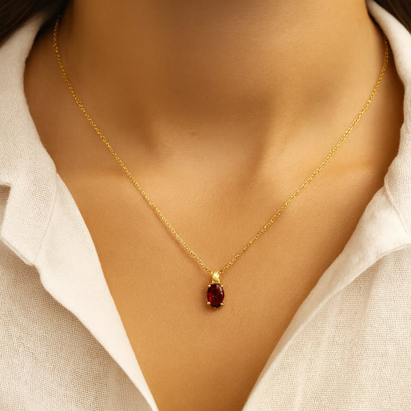 RUBY AND DIAMOND PENDANT JESSICA