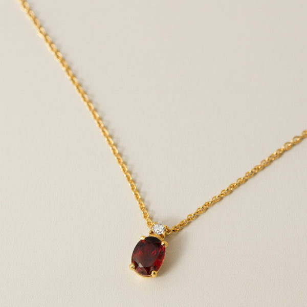 RUBY AND DIAMOND PENDANT JESSICA