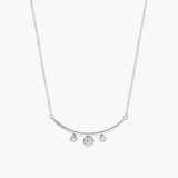 COLLAR BARRA CON DIAMANTES ROSE