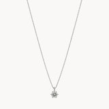 COLGANTE CON DIAMANTE SEIS GARRAS 0.30 QUILATES PUNTO DE LUZ