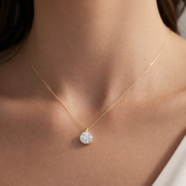 COLGANTE CON DIAMANTES KATE