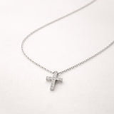 COLGANTE CON DIAMANTES CRUZ ILINA