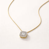 COLGANTE CON DIAMANTES ELINA