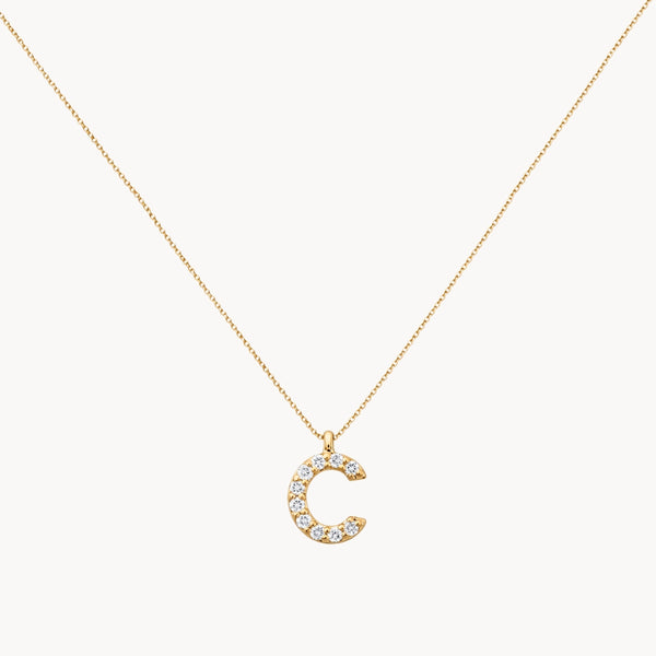 COLGANTE INICIAL CON DIAMANTES