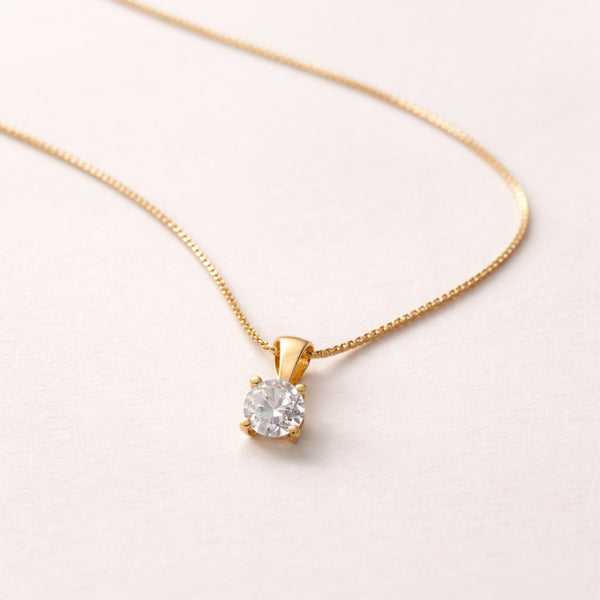 COLGANTE DIAMANTE GARRAS 0.25 QUILATES MICHELLE