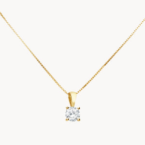 COLGANTE DIAMANTE GARRAS 0.25 QUILATES MICHELLE