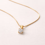 COLGANTE DIAMANTE GARRAS 0.25 QUILATES MICHELLE