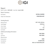 COLGANTE DIAMANTE 0.30 QUILATES MICHELLE CERTIFICADO IGI