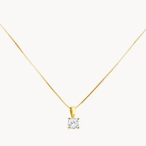 COLGANTE DIAMANTE 0.30 QUILATES MICHELLE CERTIFICADO IGI