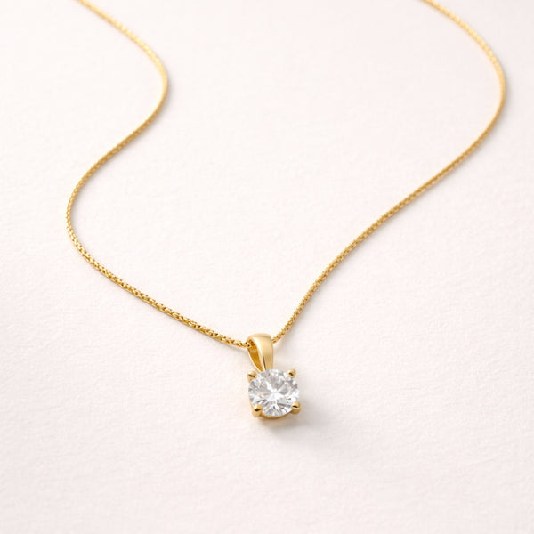 COLGANTE DIAMANTE 0.30 QUILATES MICHELLE CERTIFICADO IGI