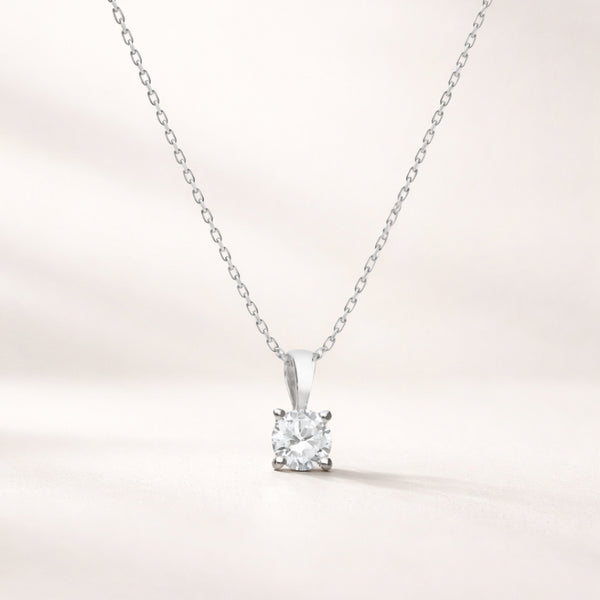 COLGANTE DIAMANTE 0.30 QUILATES MICHELLE CERTIFICADO IGI