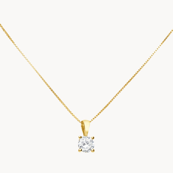 COLGANTE DIAMANTE 0.50 QUILATES MICHELLE CERTIFICADO IGI