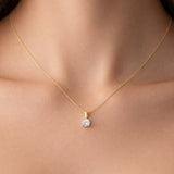 COLGANTE DIAMANTE 0.50 QUILATES MICHELLE CERTIFICADO IGI