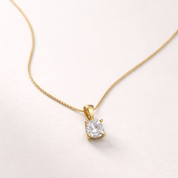 COLGANTE DIAMANTE 0.50 QUILATES MICHELLE CERTIFICADO IGI