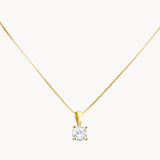 COLGANTE DIAMANTE 0.40 QUILATES MICHELLE CERTIFICADO IGI