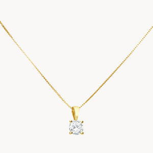 COLGANTE DIAMANTE 0.40 QUILATES MICHELLE CERTIFICADO IGI