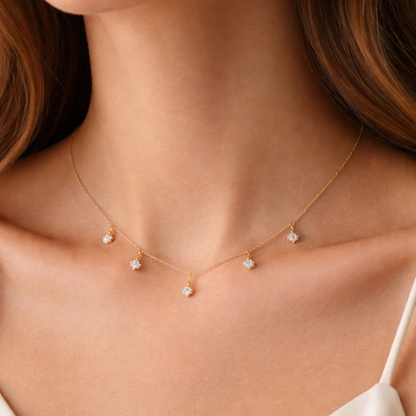 COLLAR CON DIAMANTES MIRIAM