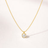 COLGANTE DIAMANTE GARRAS 0.14 QUILATES MICHELLE