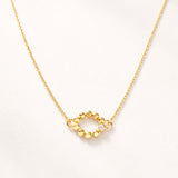 COLLAR BOLAS CON DIAMANTE JELKA