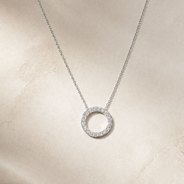COLLAR CIRCULO CON DIAMANTES SOPHIE