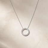 COLLAR CIRCULO CON DIAMANTES SOPHIE